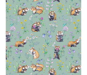 Bio Jersey Lillestoff - Feldhamsterfete